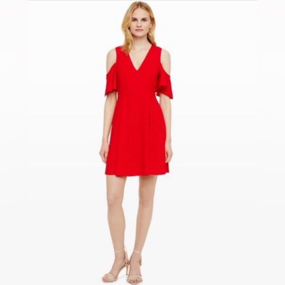 Club Monaco Vibrant Red Mini Dress